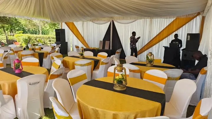Elegance Chiavari Graduation Parties — Elegance Chiavari — 20 Guests tier — setup in Nairobi | Sherehe Events